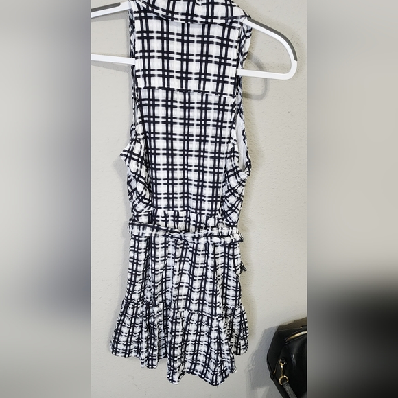 Anthropologie Maeve Halter Button Down Plaid Dress Size 10 - Picture 9 of 9